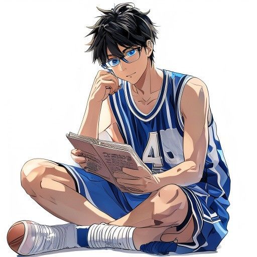 バスケル（勉強・調査ポーズ）